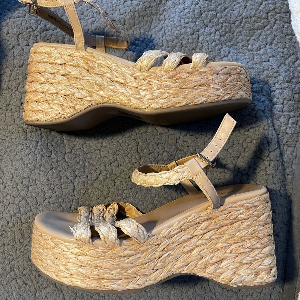 Torrid Rattan Wedge Sandal